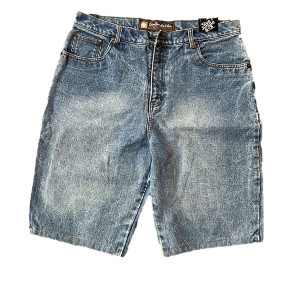 5IVE Jungle & Co Blue Medium Wash Jean Shorts Size 36